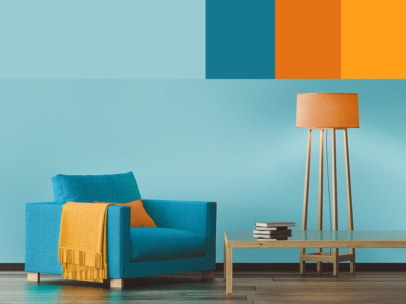 aquamarine paint living room